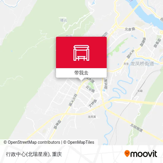 行政中心(北瑞星座)地图