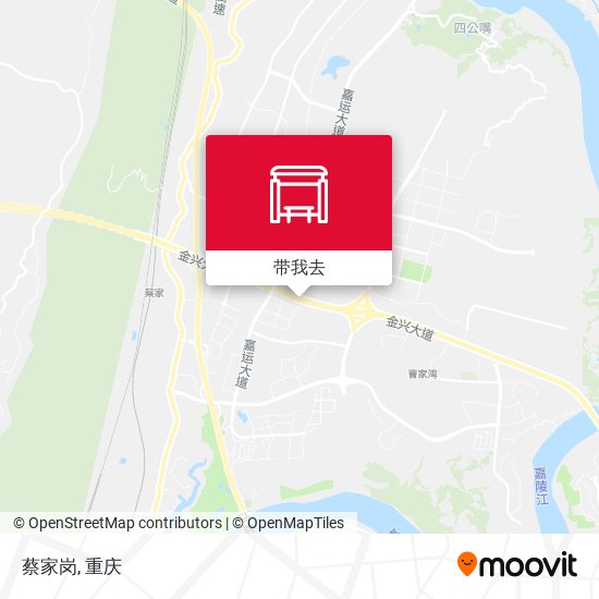 蔡家岗地图