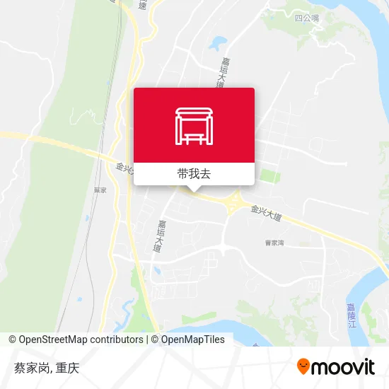 蔡家岗地图