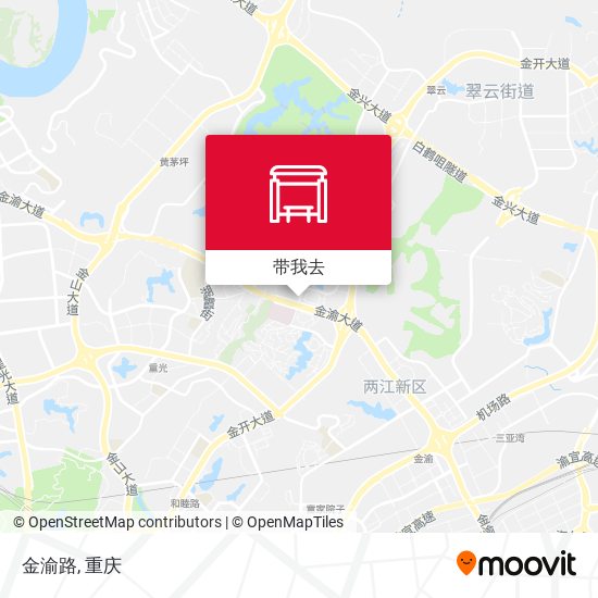 金渝路地图
