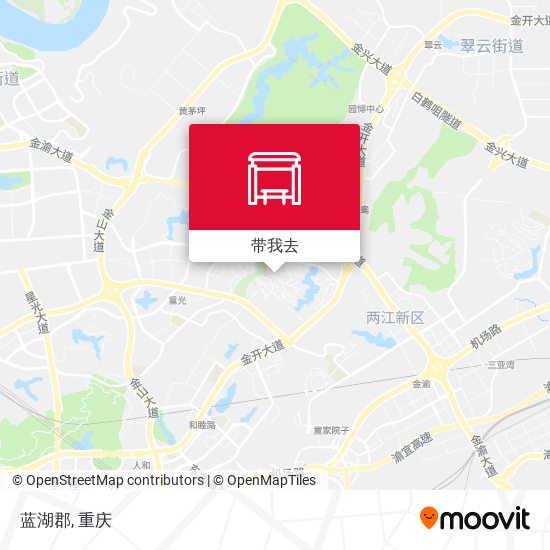 蓝湖郡地图