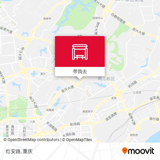 红安路地图