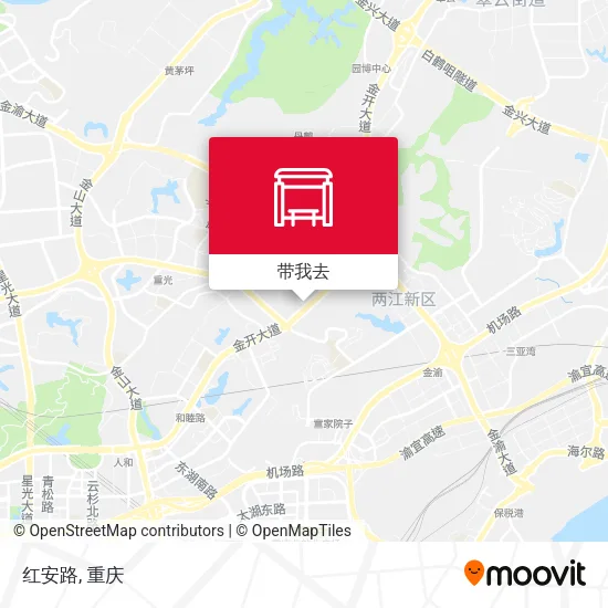 红安路地图