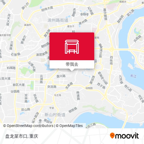 盘龙菜市口地图