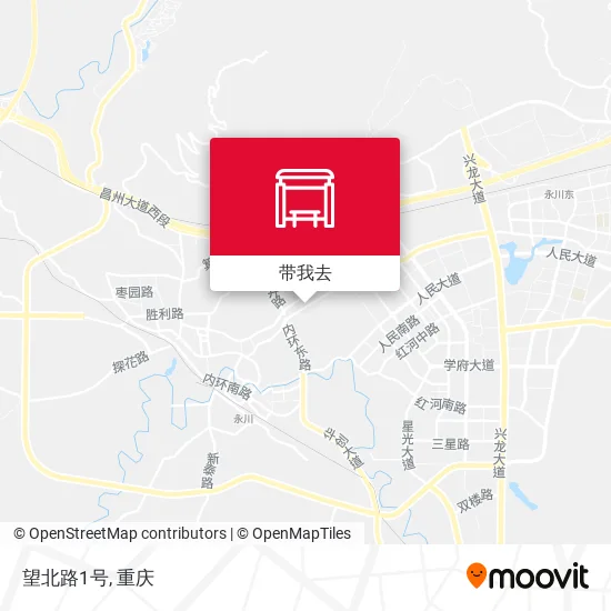 望北路1号地图