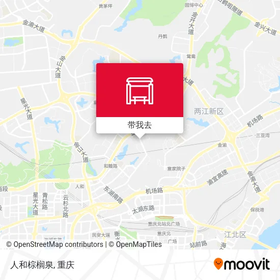 人和棕榈泉地图
