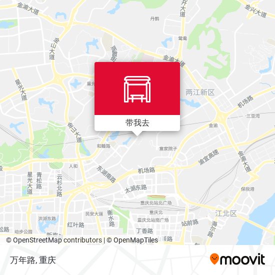 万年路地图