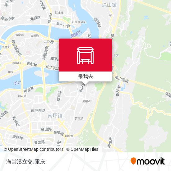 海棠溪立交地图
