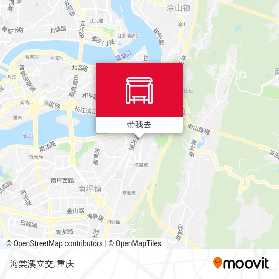 海棠溪立交地图