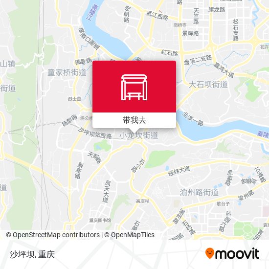 沙坪坝地图