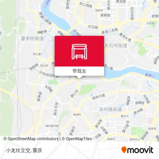 小龙坎立交地图