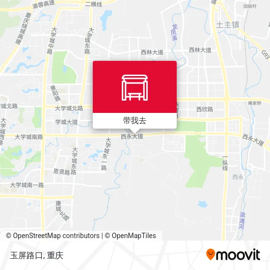 玉屏路口地图