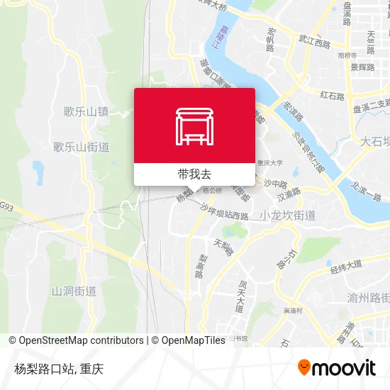 杨梨路口站地图