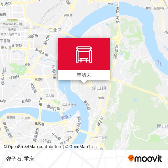 弹子石地图