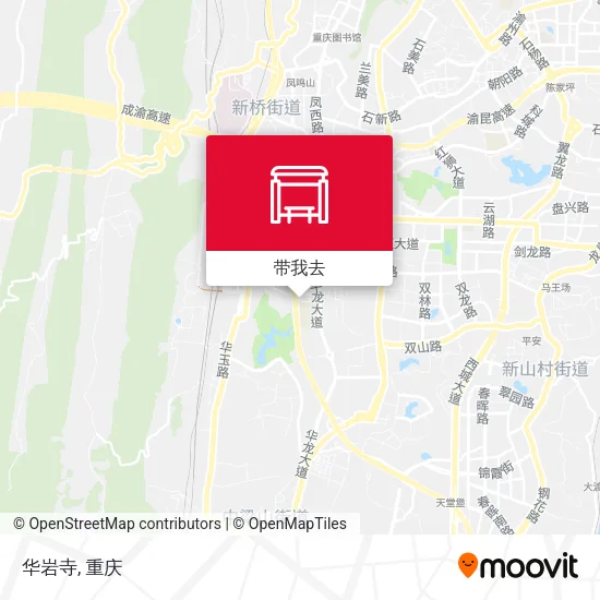 华岩寺地图