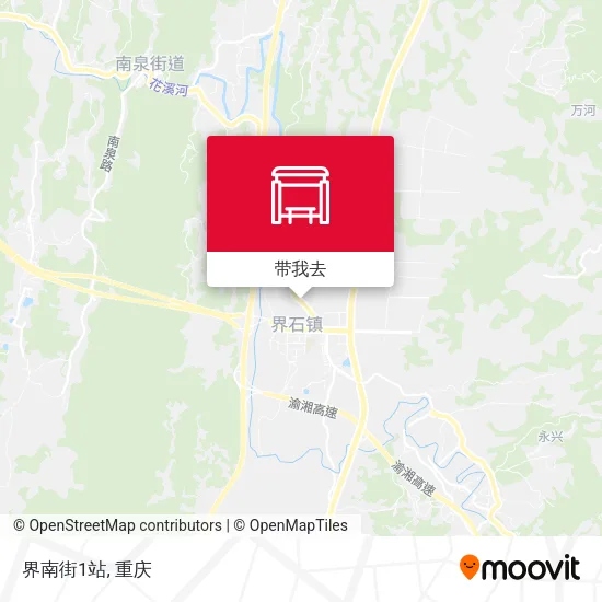界南街1站地图
