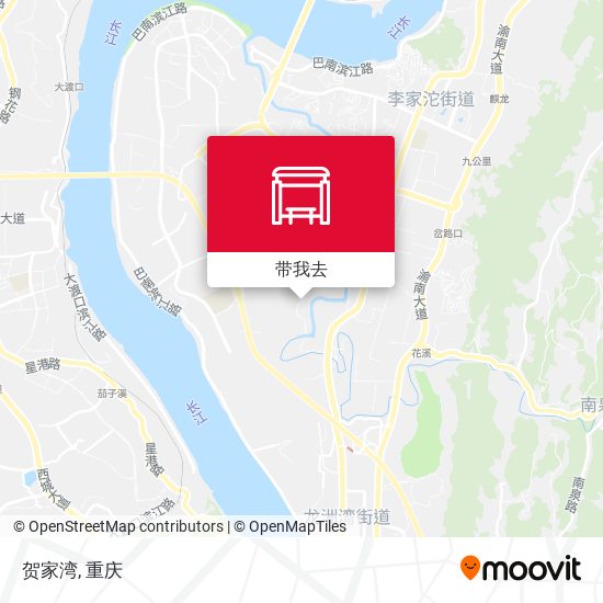 贺家湾地图