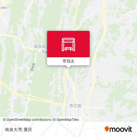 南泉大湾地图