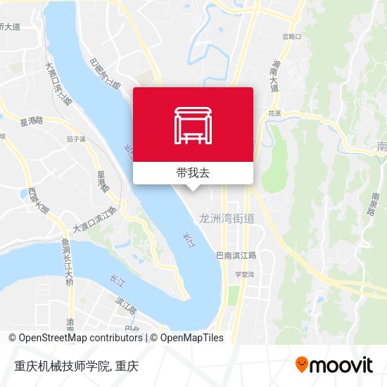 重庆机械技师学院地图
