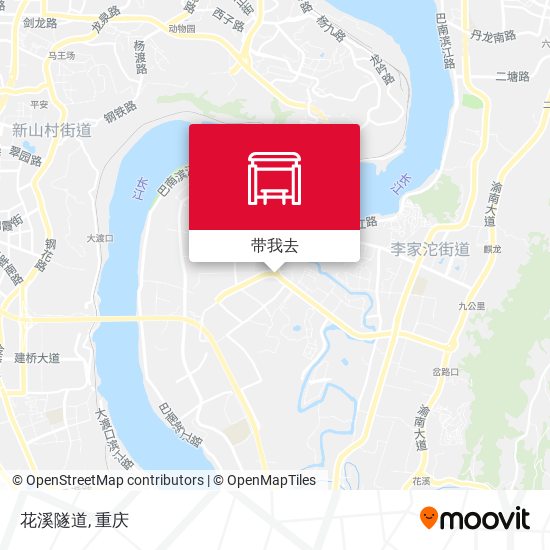 花溪隧道地图