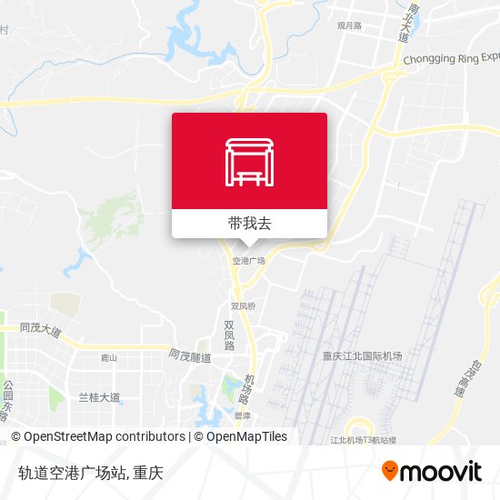 轨道空港广场站地图