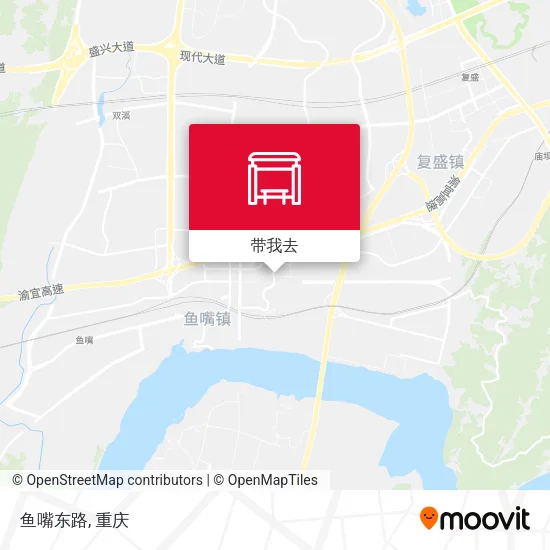 鱼嘴东路地图