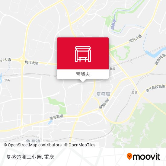 复盛楚商工业园地图