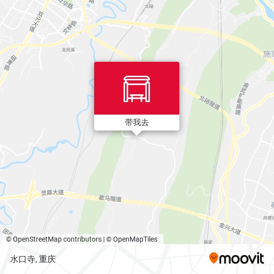 水口寺地图