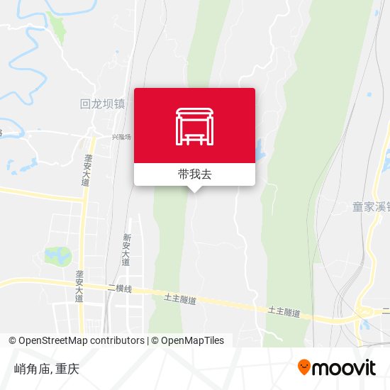 峭角庙地图