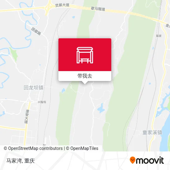 马家湾地图