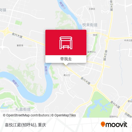 嘉悦江庭(招呼站)地图