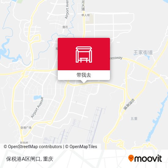 保税港A区闸口地图