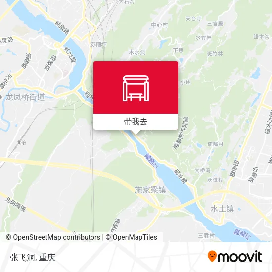 张飞洞地图
