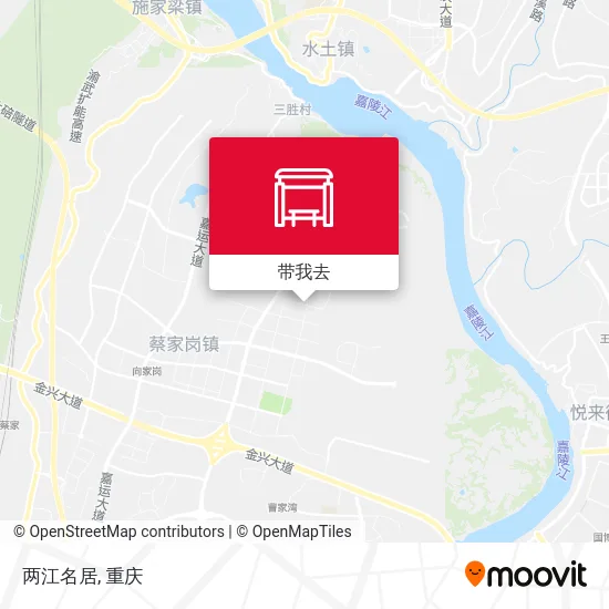 两江名居地图