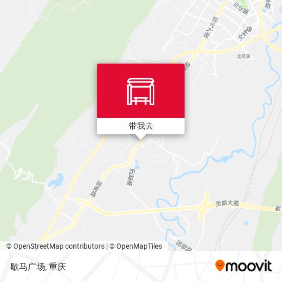 歇马广场地图