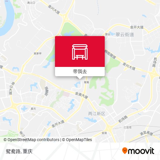 鸳鸯路地图