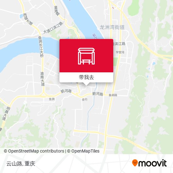 云山路地图