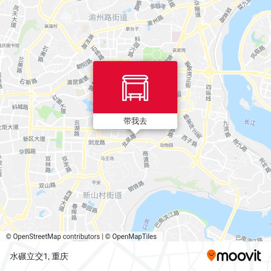 水碾立交1地图