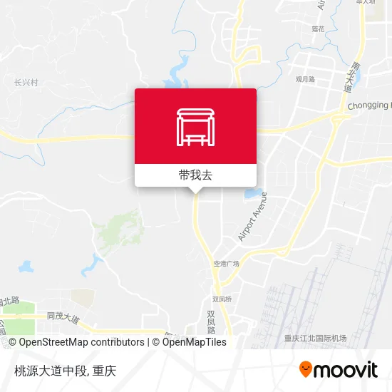 桃源大道中段地图