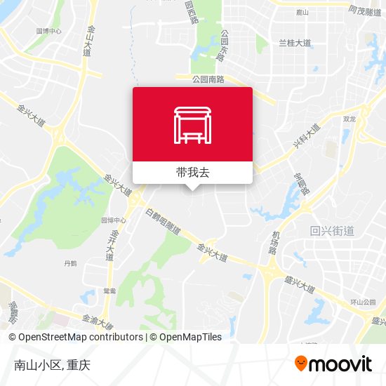 南山小区地图