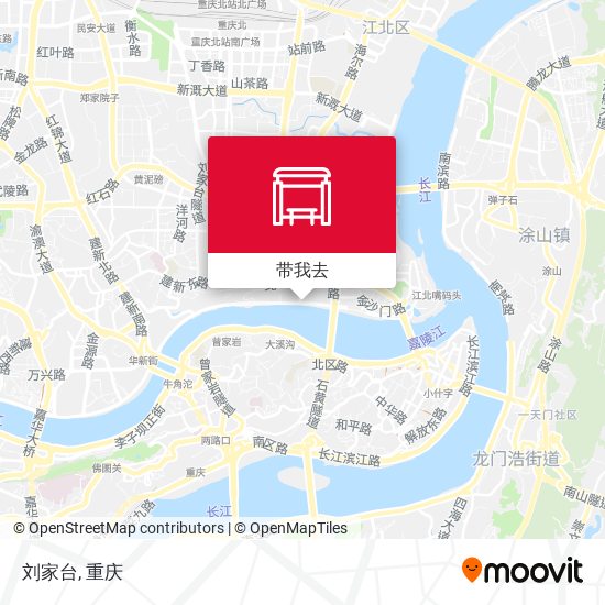 刘家台地图