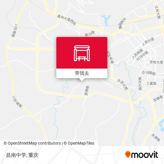 昌南中学地图