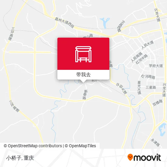 小桥子地图