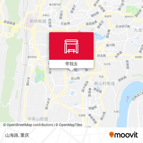 山海路地图