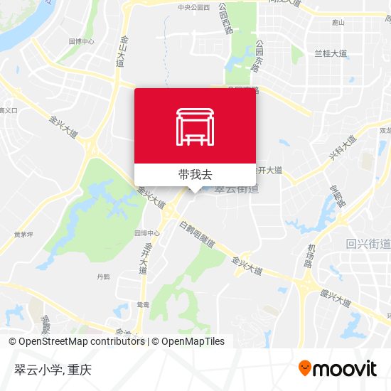 翠云小学地图