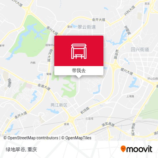 绿地翠谷地图