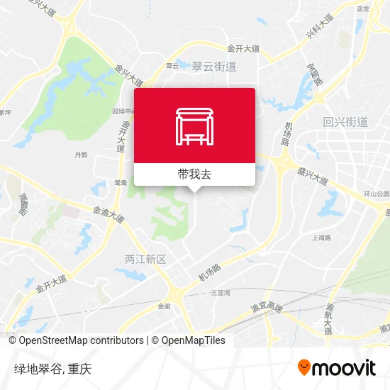 绿地翠谷地图