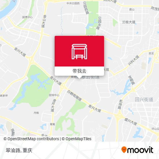 翠渝路地图