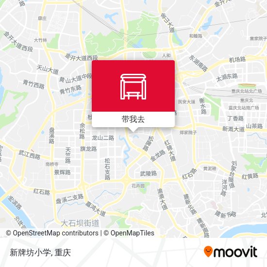 新牌坊小学地图
