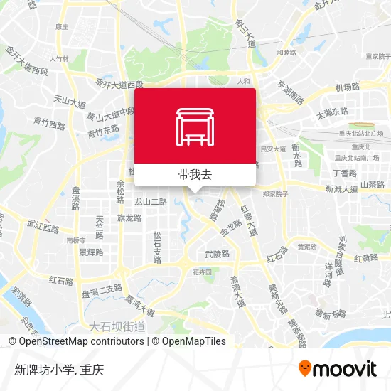 新牌坊小学地图
